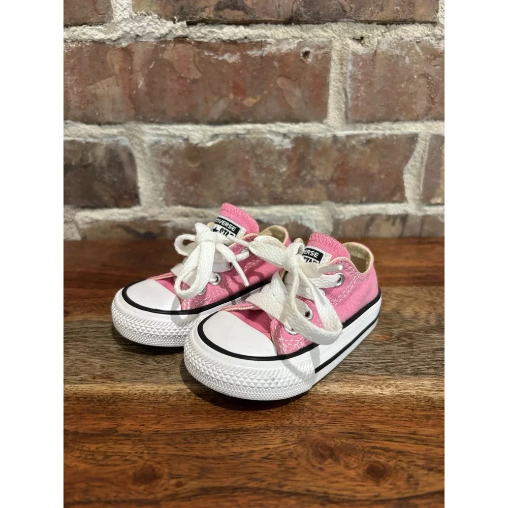Shoes Sneakers Converse All-Star Pink Baby Size 3c Toddler Girls PRE-OWNED GREAT